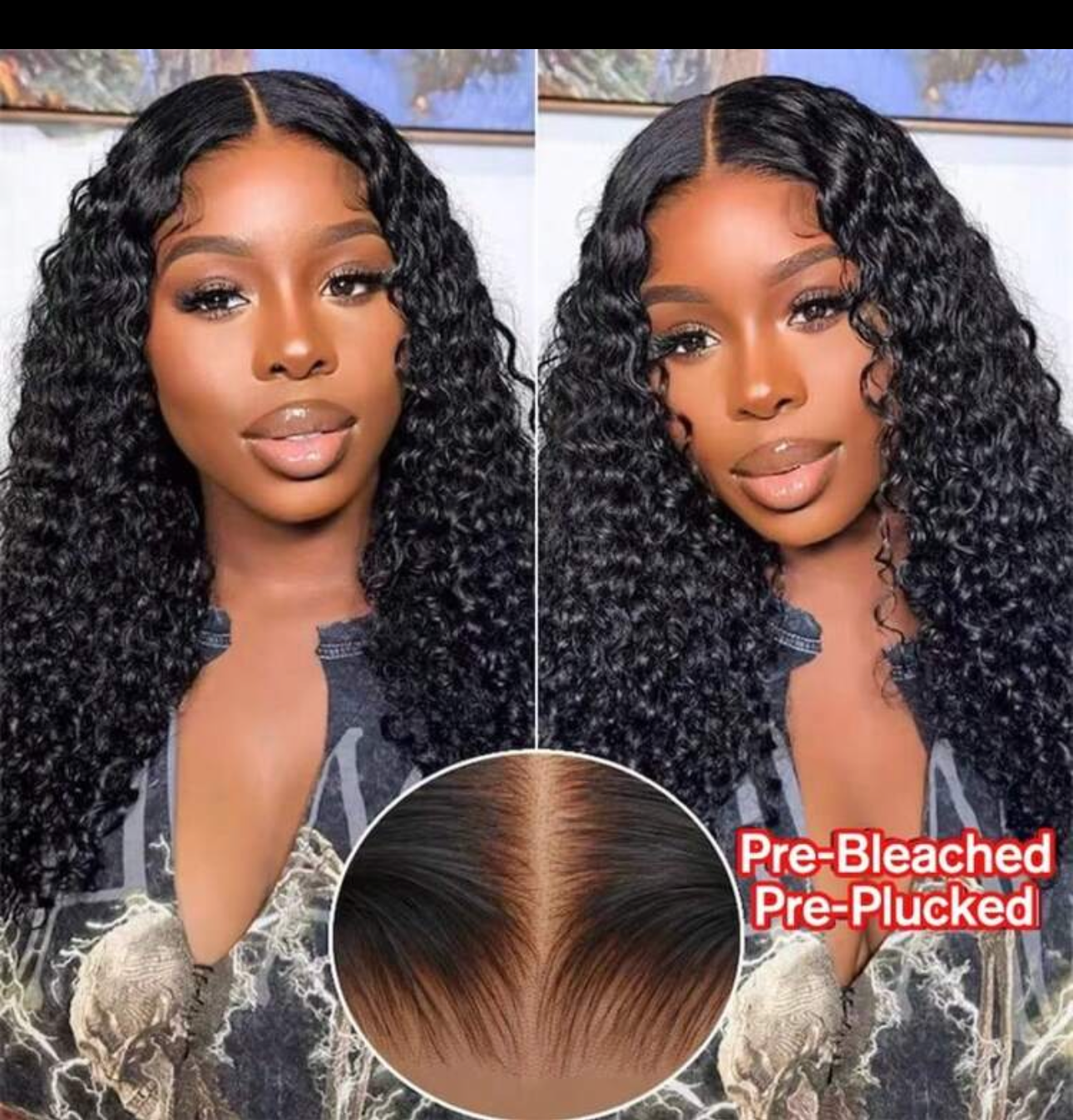 GLUELESS  KINKY CURLY WIGS 180 % DENSITY,13*4, 5*5