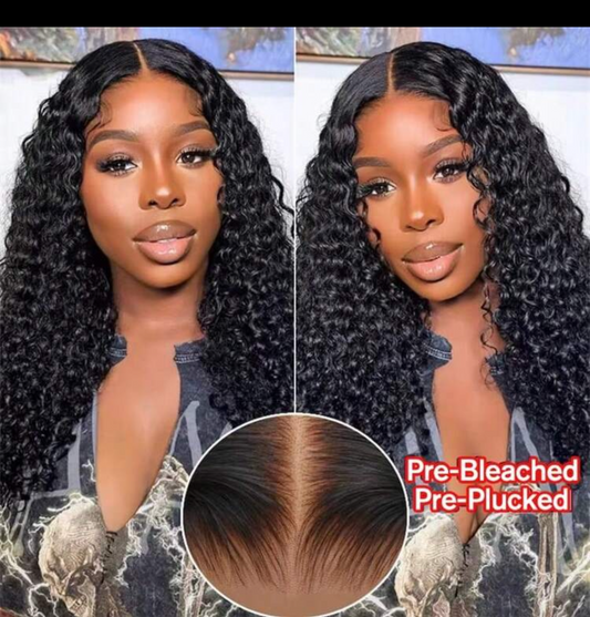 GLUELESS  KINKY CURLY WIGS 180 % DENSITY,13*4, 5*5