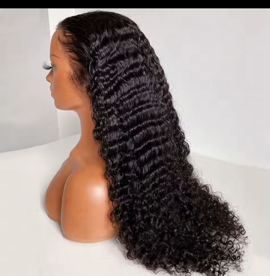 DEEP WAVE WIGS ,GLUELESS 7*5,5*5, 200% DENSITY HD LACE