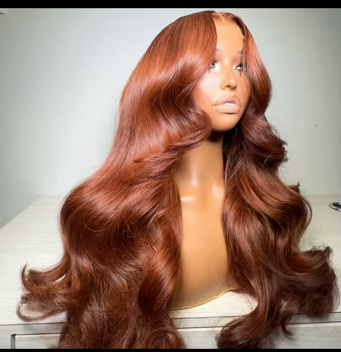 BODY WAVE ORANGE GINGER 13*4,13*6 180% DENSITY