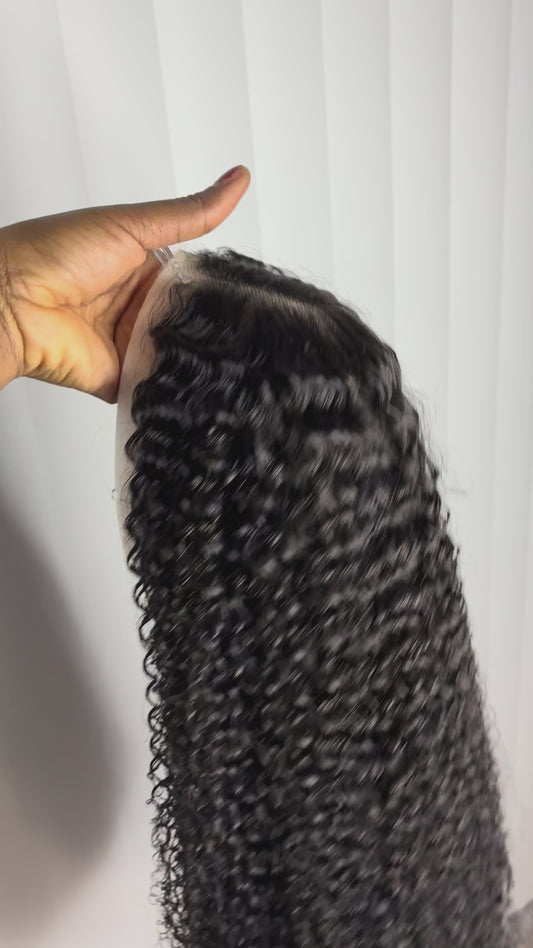 GLUELESS  KINKY CURLY WIGS 180 % DENSITY,13*4, 5*5